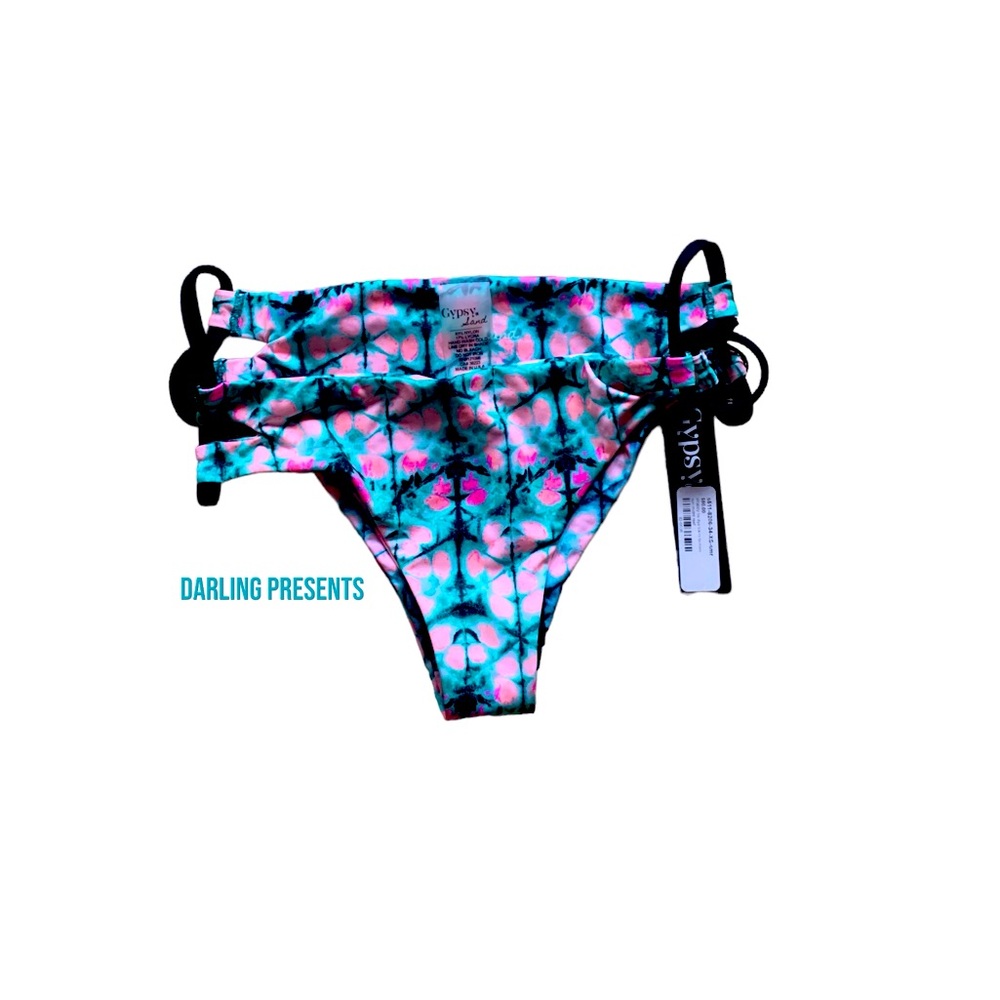 Gypsy 05 Sand Cutout Bikini Swim Bottom Women Color Multi Size BIKINI XS